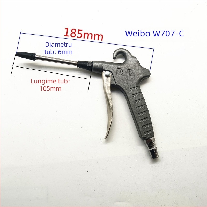 Weibo Pistol de suflare a prafului, cu aer comprimat, presiune înaltă, tijă extensibilă