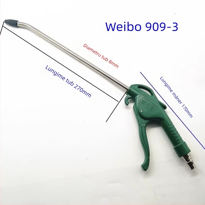Weibo Pistol de suflare a prafului, cu aer comprimat, presiune înaltă, tijă extensibilă