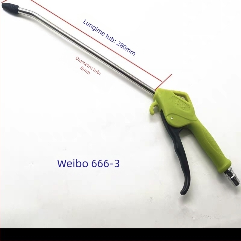 Weibo Pistol de suflare a prafului, cu aer comprimat, presiune înaltă, tijă extensibilă