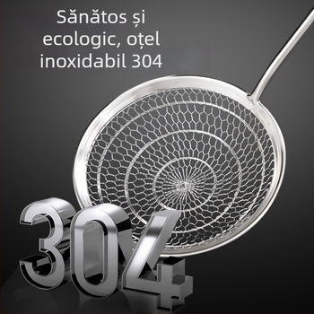 304 oțel inoxidabil, strecurător de bucătărie împletit manual, sită fină pentru dumplings