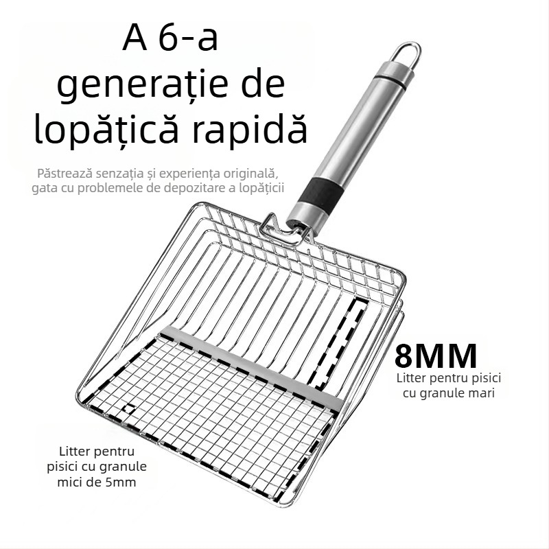 Lopată pentru nisip de pisici din bentonit