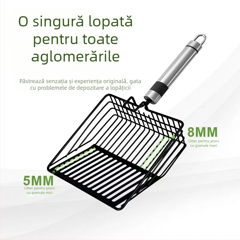 Lopată pentru nisip de pisici din bentonit