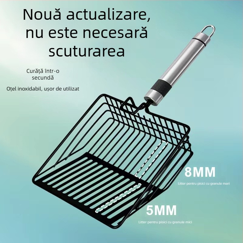 Lopată pentru nisip de pisici din bentonit