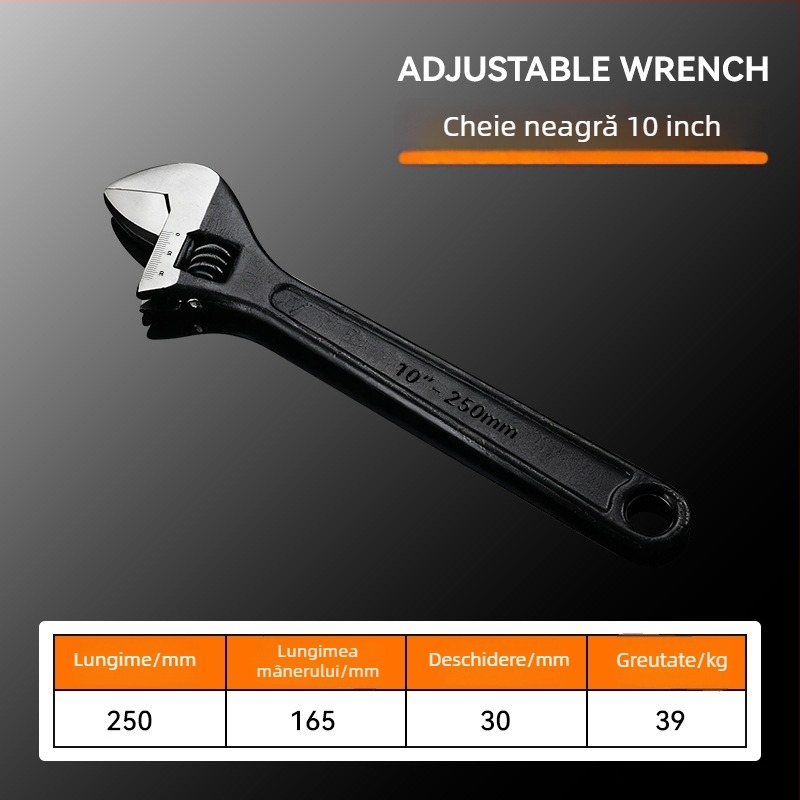 Cheie reglabilă cu mâner ușor, unealtă manuală versatilă