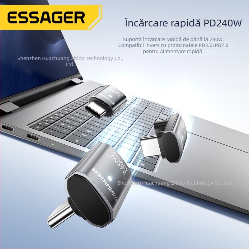 Essager Seria Fantazie USB 4.0 adaptor, multifuncțional PD240W, încărcare rapidă și transfer de date la viteză mare