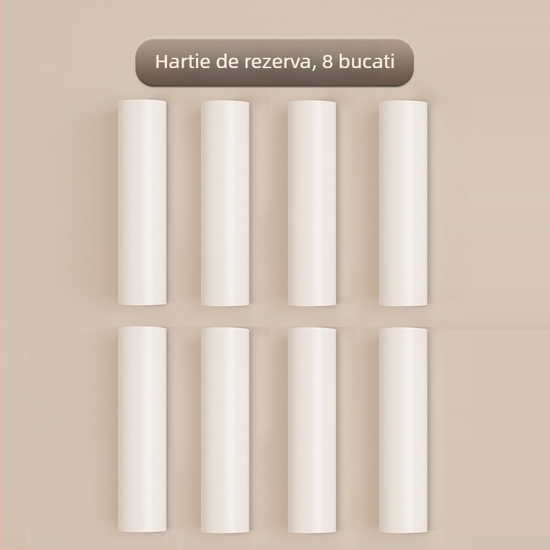 Rolă cu mâner lung pentru păr de pisică și praf – pentru pat și podea