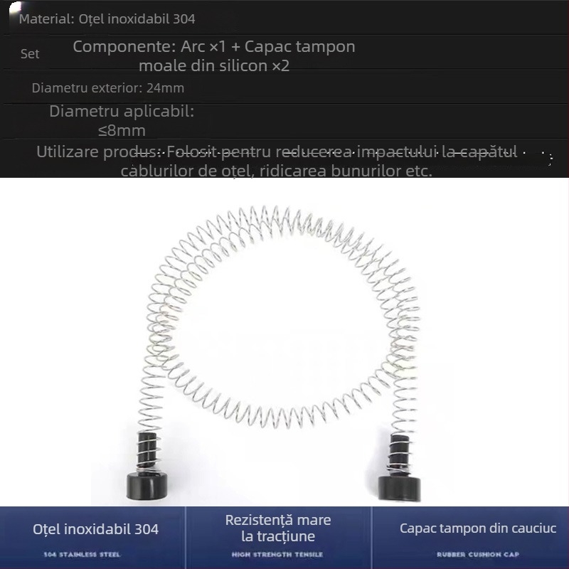 Arc amortizor ZIPLINE – dispozitiv de siguranță pentru decelerare