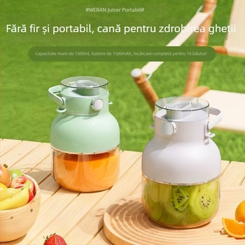 Dispozitiv portabil pentru zdrobirea gheții și prepararea sucurilor din fructe, blender multifuncțional pentru uz casnic, cu capacitate mare