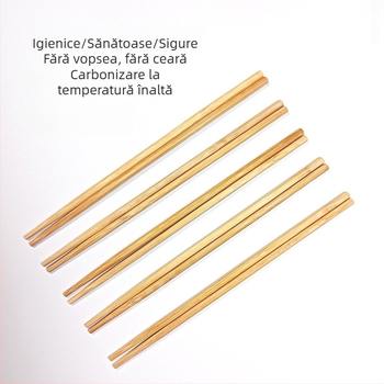 Bețe de unică folosință pentru livrare, din bambus carbonizat, ambalate individual, pentru uz casnic și comercial
