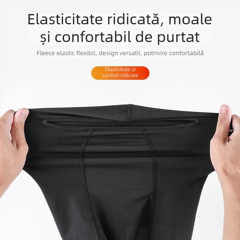 Mască de ciclism cu glugă, deschidere pentru ochelari, căptușită cu fleece, pentru toamnă–iarna, mască de schi rezistentă la vânt