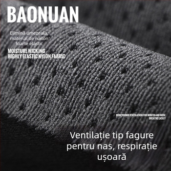 WRELS Mască de motocicletă respirabilă toamna-iarna, cu căptușeală de catifea și glugă, pentru ciclism, din nylon