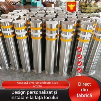 Coloană de avertizare din oțel inoxidabil 304 pentru bariere de siguranță rutiere și protecție împotriva coliziunilor