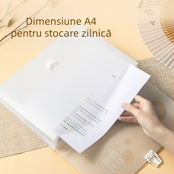 Deli PM222 Hulzi Series Dosar Acordeon Orizontal cu 13 Compartimente