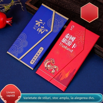 Suport pentru card VIP de membru - set promoțional personalizat cu imprimare color, plicuri pentru carduri cadou, card de ridicare a fructelor de mare