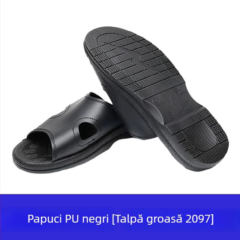 Papuci cu talpă groasă din TPU, antistatice, pentru spații industriale — respirabile, antiderapante, rezistente la uzură, unisex, vară