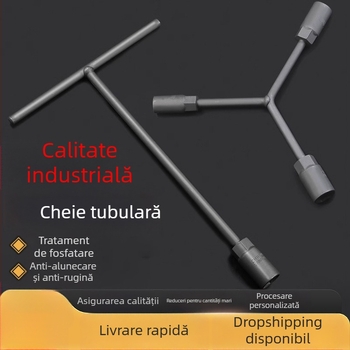 Set de chei cu soclu tip T pentru reparații auto și motociclete, extensie mâner T, cheie hex externă 6-19 mm