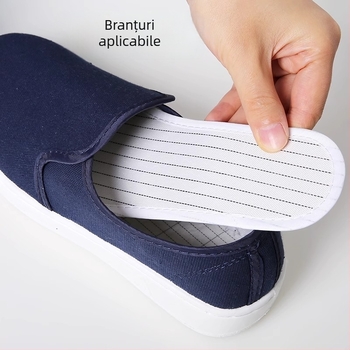 Seagebel tălpi antistatice din fibră conductivă, fără praf, unisex, mărimi mari, pentru medii curate