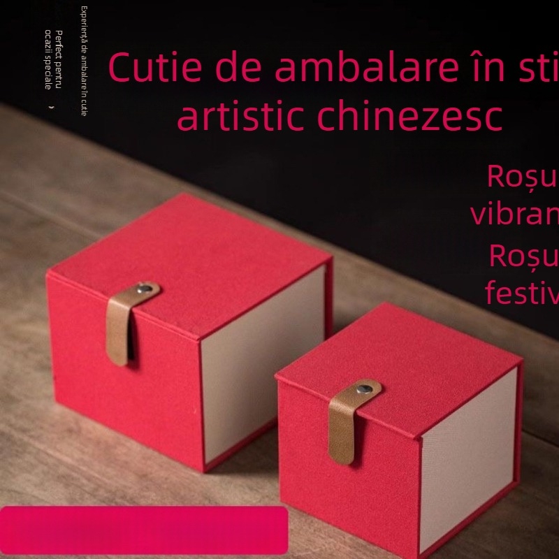 Cutie cadou cu acoperire textilă și cataramă, ceainic din lut mov, ceașcă Jian Zhan, păpușă BJD, ceașcă de porțelan, ambalaj cadou