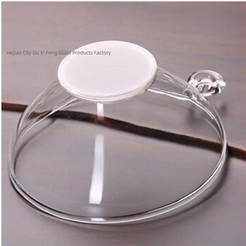Filtru de ceai din sticlă transparentă pentru frunze de ceai – accesorii pentru set Gongfu