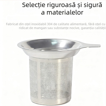 Filtru de ceai din oțel inoxidabil 304, filtru creativ pentru frunze de ceai, infuzor din plasă premium