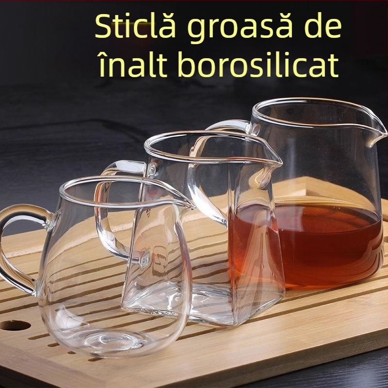 Filtru de ceai din sticlă borosilikată întărită, transparent, accesoriu pentru ceremonia ceaiului
