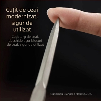 Cuțit Pu'er și ac din titan pur – unealtă integrată pentru deschiderea plăcilor de ceai, accesorii pentru ceremonia ceaiului