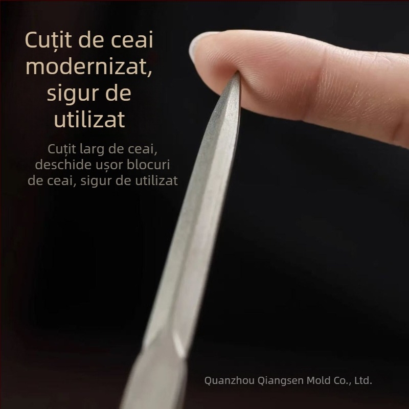 Cuțit Pu'er și ac din titan pur – unealtă integrată pentru deschiderea plăcilor de ceai, accesorii pentru ceremonia ceaiului