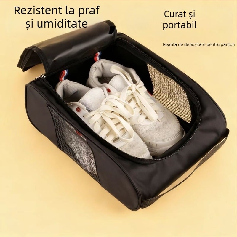 Geantă portabilă din plasă ventilată pentru adidași, călătorii și sport