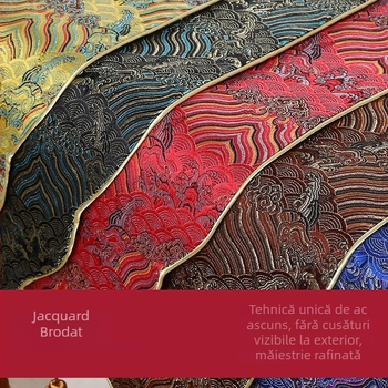 Runner de masă în stil Zen chinezesc pentru ceremonia ceaiului, cu țesătură decorativă și covoraș pentru ceai