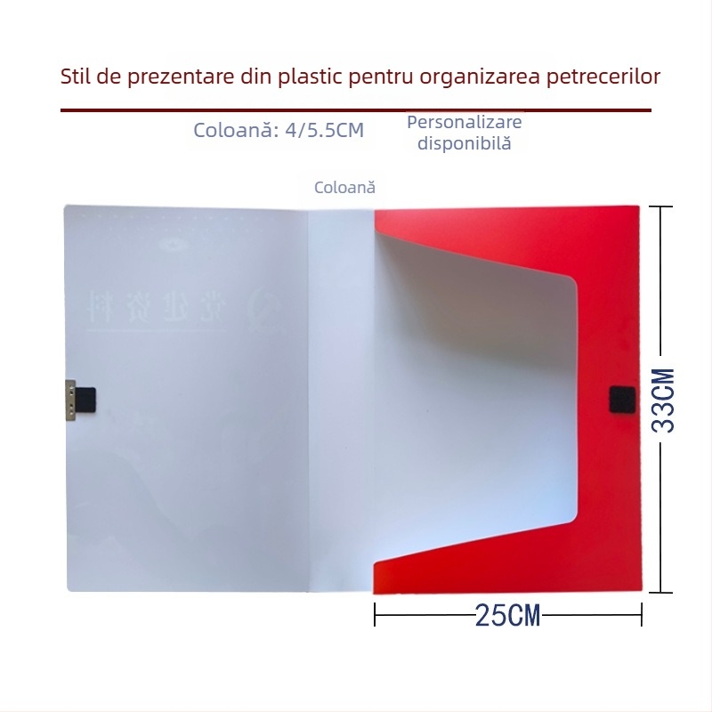 Cutie de fișiere din carton pentru birou, cu corp integrat și capac înlocuibil
