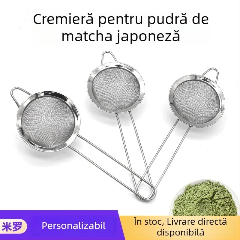 Filtru fin pentru pudra de matcha, stil japonez, instrument minimalist modern pentru amestecarea ceaiului, accesorii pentru ceremonia ceaiului