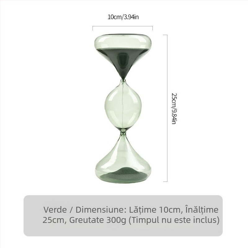 Clepsidră din sticlă, creativă, cu trei straturi geometrice, decor nordic pentru casă, personalizat