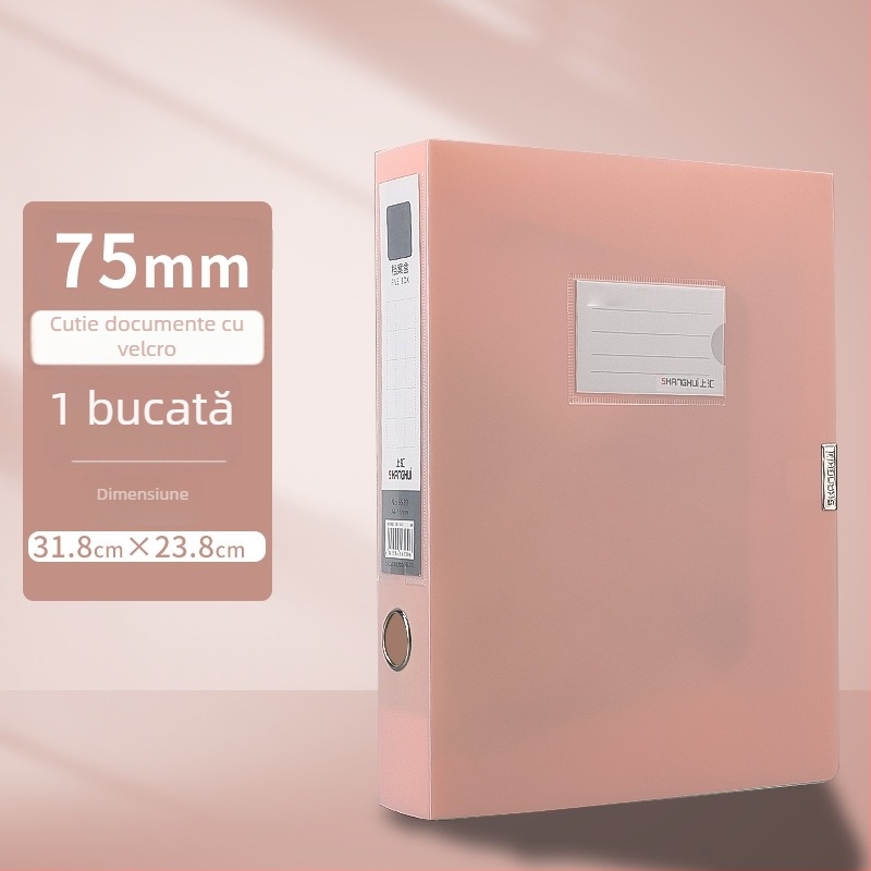 Cutie de fișiere Morandi personalizată, cutie pliabilă de depozitare a documentelor, ultra groasă, cu capacitate mare pentru birou