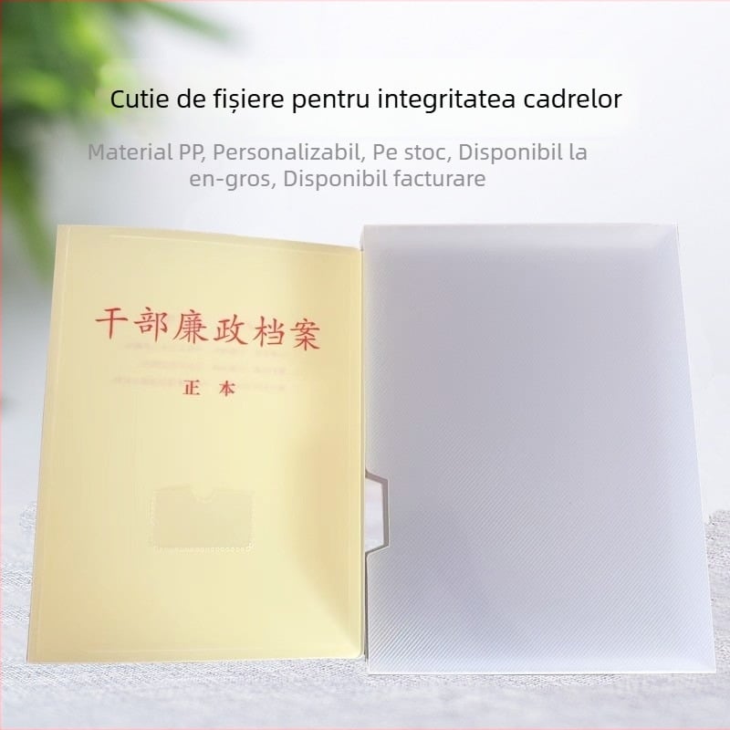 Cutie A4 pentru dosare de personal, cutie de depozitare a documentelor, cutie pentru integritatea angajaților și membri ai partidului