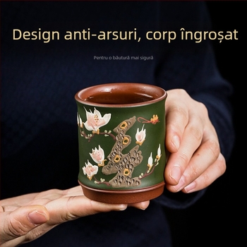 Ceșuță Yixing din lut purpuriu, Magnolia Master – ceai