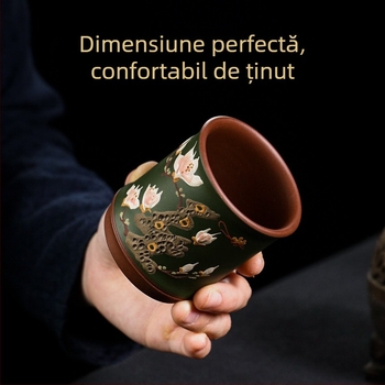 Ceșuță Yixing din lut purpuriu, Magnolia Master – ceai