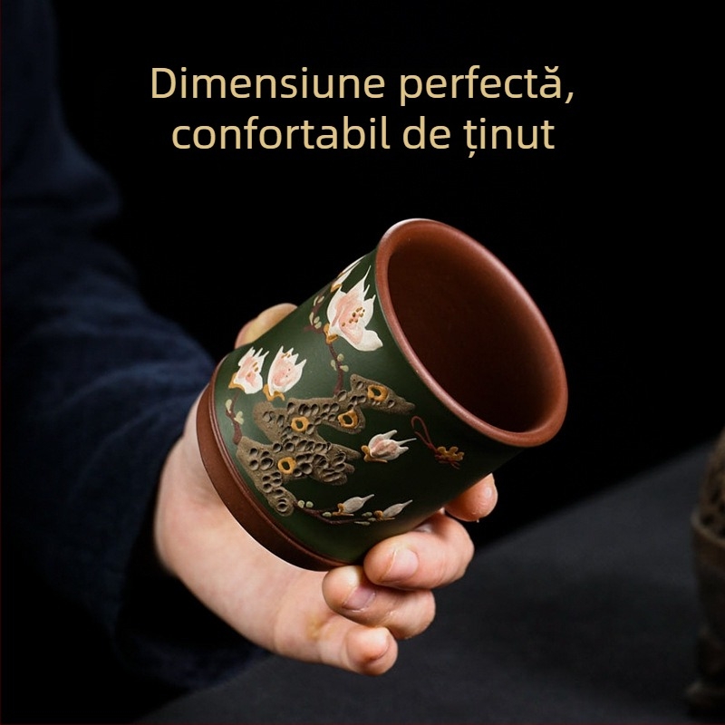 Ceșuță Yixing din lut purpuriu, Magnolia Master – ceai