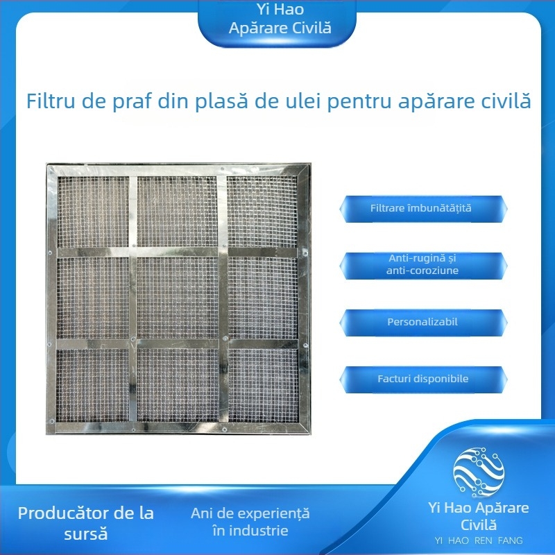 Filtru cu plasă de ulei pentru echipament de ventilație și colector de praf, element de filtrare, tip D/X