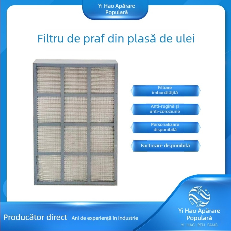 Filtru cu plasă de ulei pentru echipament de ventilație și colector de praf, element de filtrare, tip D/X
