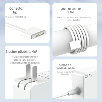 Adaptor de alimentare pentru Apple MacBook 45W, 60W, 85W