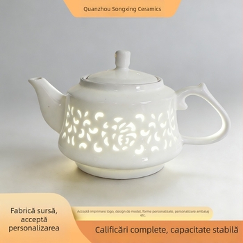 Set ceramic de ceai cu bol pentru matcha, ceainic minimalist, cană și bol ceramic, cadou personalizabil