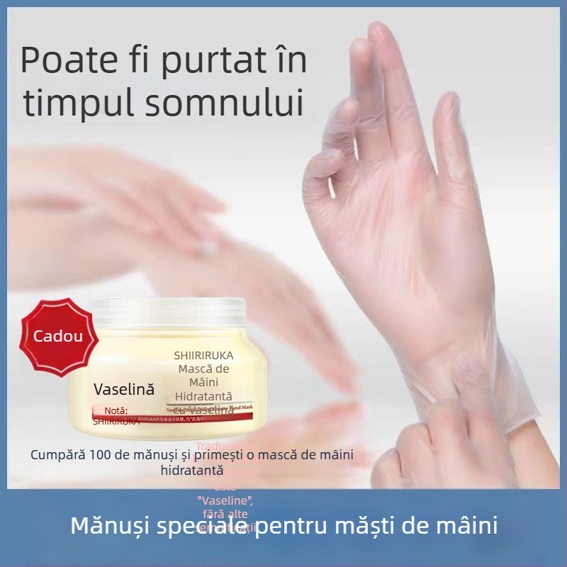 Mănuși PVC de unică folosință pentru uz spitalicesc, compatibile cu ecran tactil, îngrijire nocturnă a mâinilor