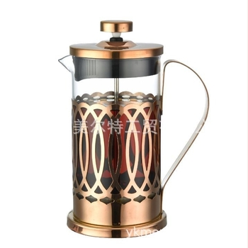 Merit Cafetieră French Press și Set de Infuzare Manuală cu Filtru din Oțel Inoxidabil pentru Uz Casnic