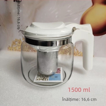 Accesorii pentru ceainic din sticlă rezistente la temperatură, cu filtru - accesorii universale îngroșate, izolate pentru ceainic