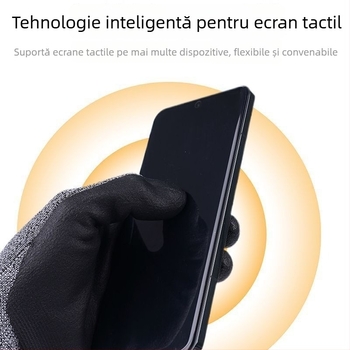 Mănuși cu ecran tactil, rezistente la uzură, anti-statice, nitril spumă, fără miros, ușoare și respirabile, pentru curierat și grădină