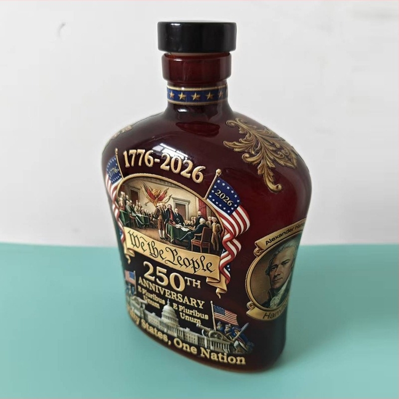 Sticle de vin din sticlă colorată – diferite stiluri și accesorii, 350 ml și 750 ml