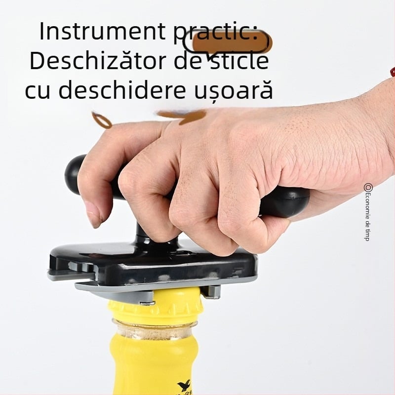 Deschizător multifuncțional pentru conserve și sticle, cu capac înfiletabil — gadget de bucătărie