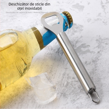Deschizător de sticle din oțel inoxidabil, multifuncțional, pentru bere și vin