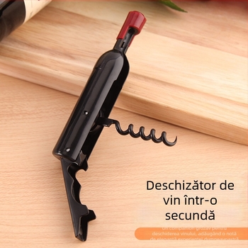 Deschizător de sticle de vin multifuncțional, pliabil, magnetic, portabil