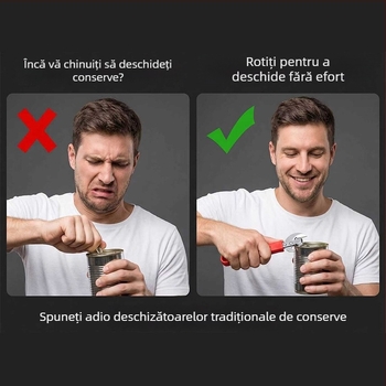 Deschizător multifuncțional pentru sticle din oțel inoxidabil, mâner din plastic – deschizător de vin, de bere și conserve, cu design cap de taur